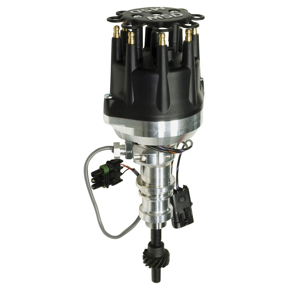 MSD Ignition 2362 Cam Sync Distributor with Steel Gear for Ford Small Block