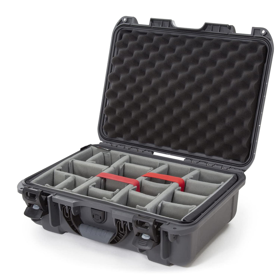 Nanuk 925 Waterproof Hard Case with Padded Dividers - Graphite