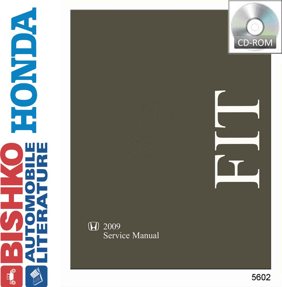bishko automotive literature Shop Service Repair Manual CD Engine Drivetrain Wiring OEM for 2009 Honda Fit