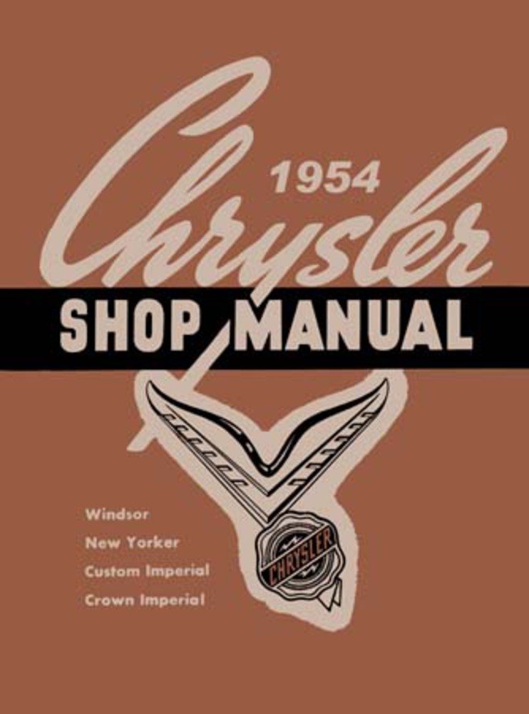 bishko automotive literature 1954 Chrysler Imperial New Yorker Shop Service Repair Manual Book Engine