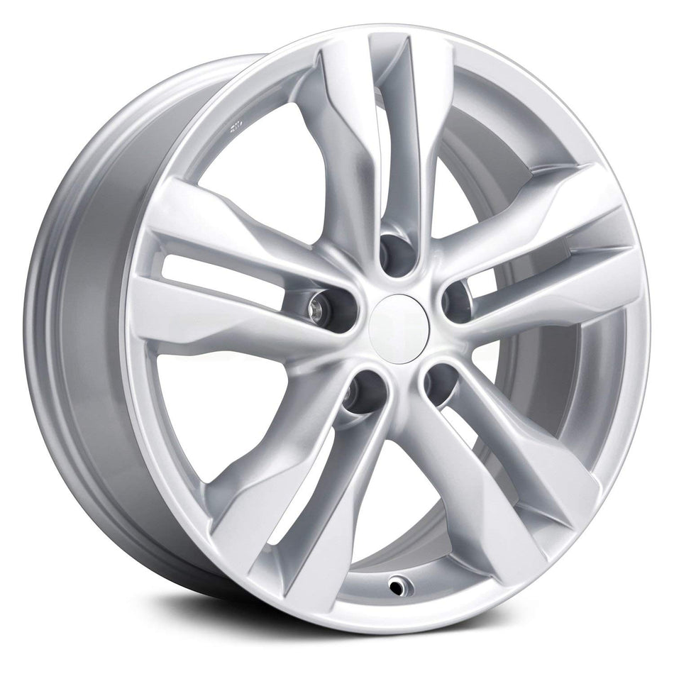 Replikaz - Double 5-Spoke Silver 17x7 Alloy Factory Wheel - Replica