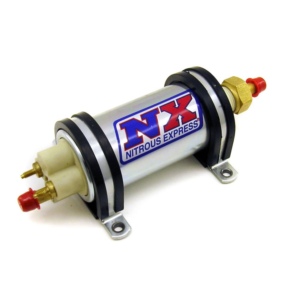 Nitrous Express 15078 Inline Fuel Pump High Pressure 500 HP Must Be Used w/Bypass Style Regulator Inline Fuel Pump
