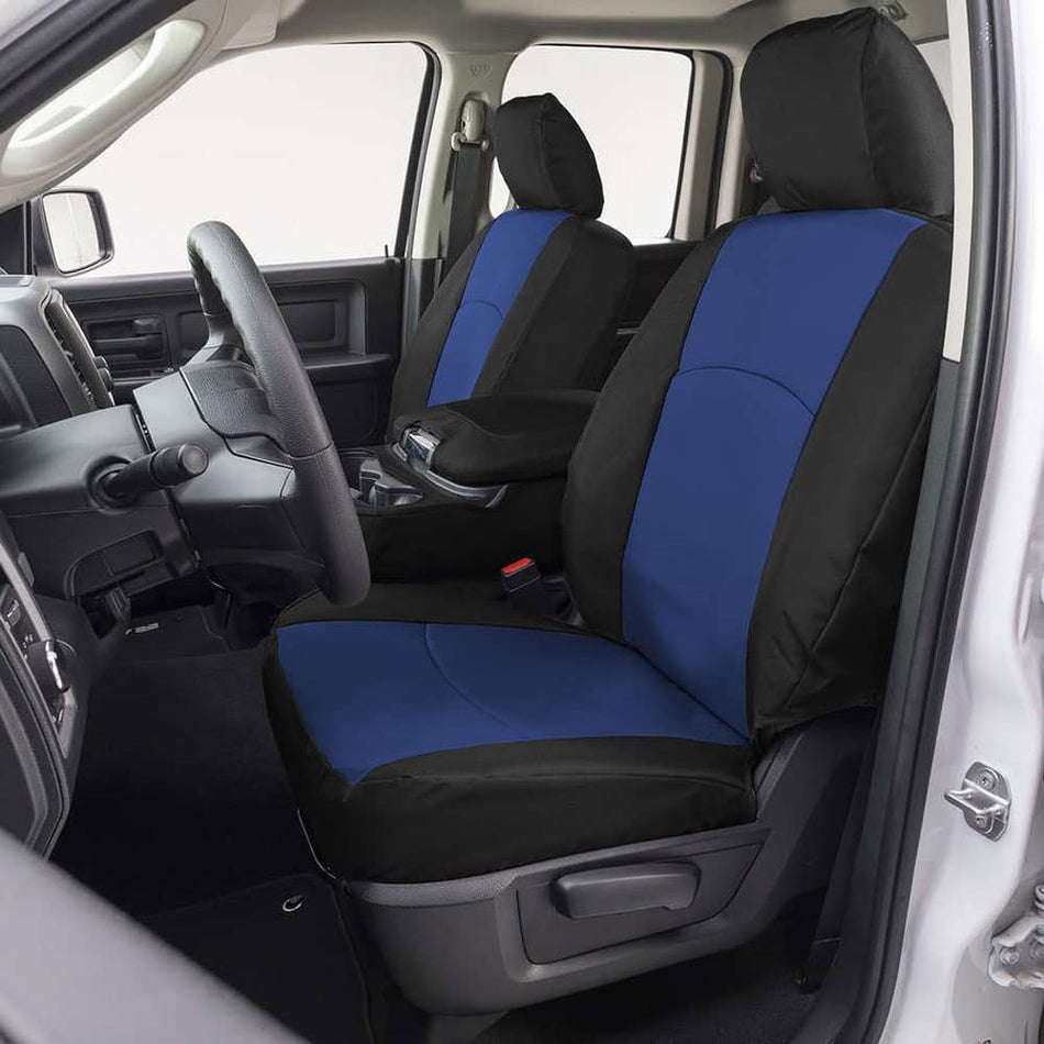 Precision Fit Endura Front Row Seat Covers Blue/Black GTF4149ABENDB