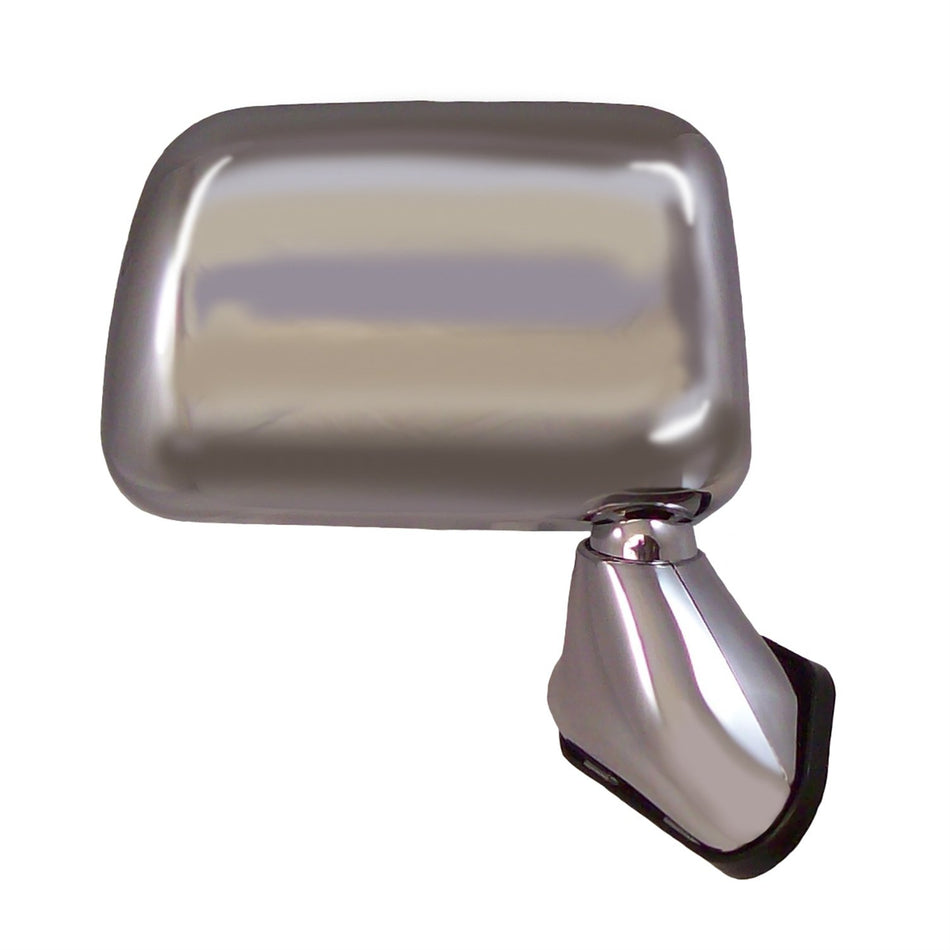 CIPA 17095 Toyota Pickup OE Style Chrome Manual Folding Replacement Passenger Side Mirror