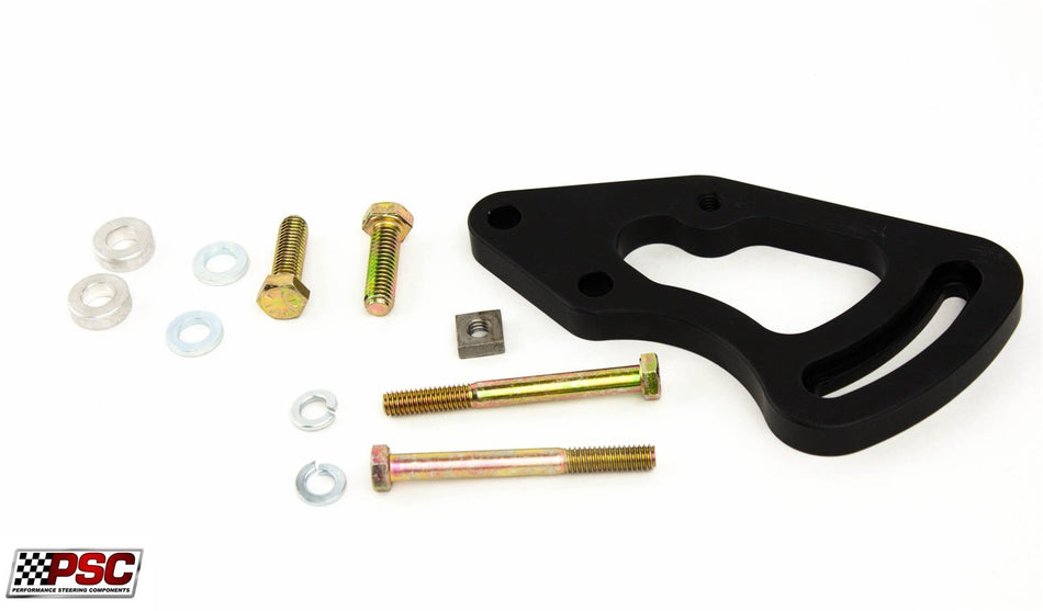 PSC Motor Sports MB05K Race Power Steering Pump Block Mount Bracket Race Power Steering Pump Block Mount Bracket
