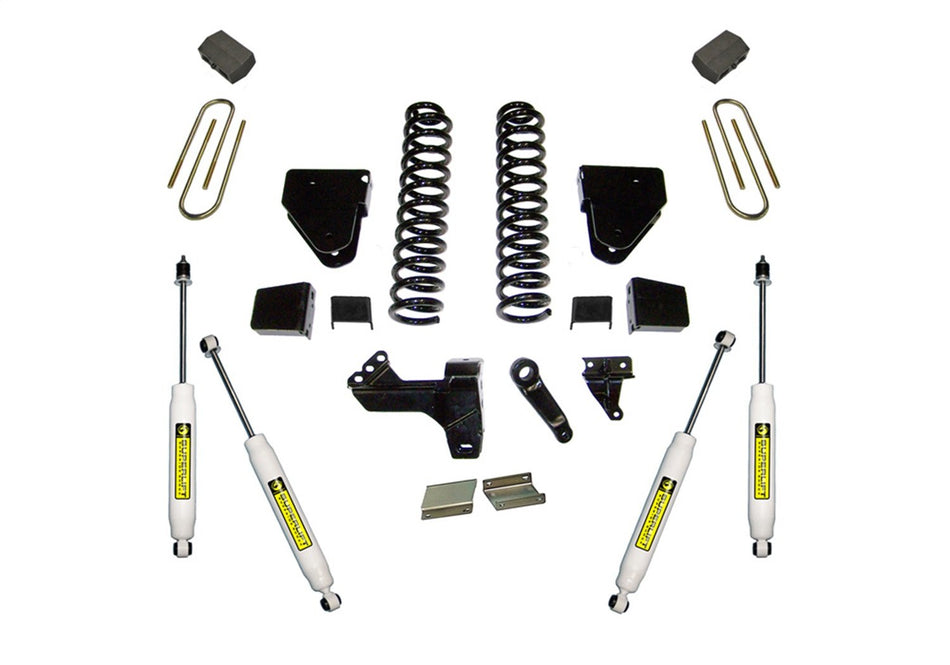 RealTruck SUPERLIFT SUSPENSION 6" Lift Kit for Ford F-250/F-350 | Complete Lift Kit with Front & Rear Shadow Series Shocks | K878 | Fits 2011-2016 Ford F-250 / F-350 4WD Diesel