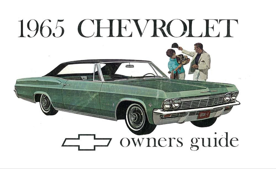 bishko automotive literature 1965 Chevrolet Impala Owners Manual User Guide Reference Operator Book
