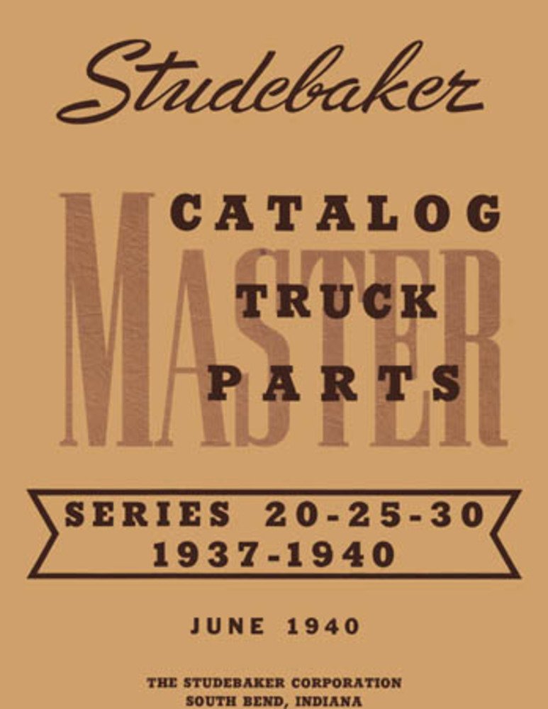 bishko automotive literature 1937 1938 1939 1940 Studebaker Truck Parts Numbers Book List Guide Interchange