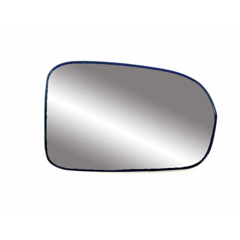 Passenger Side Non-heated Mirror Glass w/backing plate, Honda Civic, will not fit hybrid model, 4 9/16 x 7 x 7 1/4