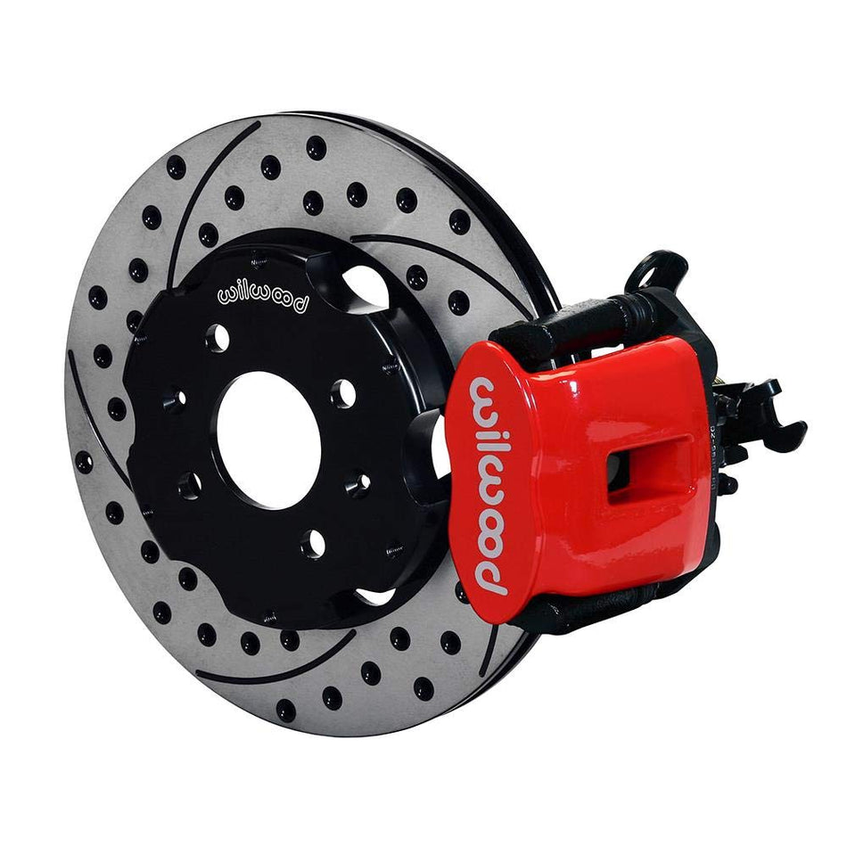 WILWOOD 140-10206-DR CPB Rear Kit, 11.00, Drilled, Red Civic / Integra Disc 2.39 Hub Offset