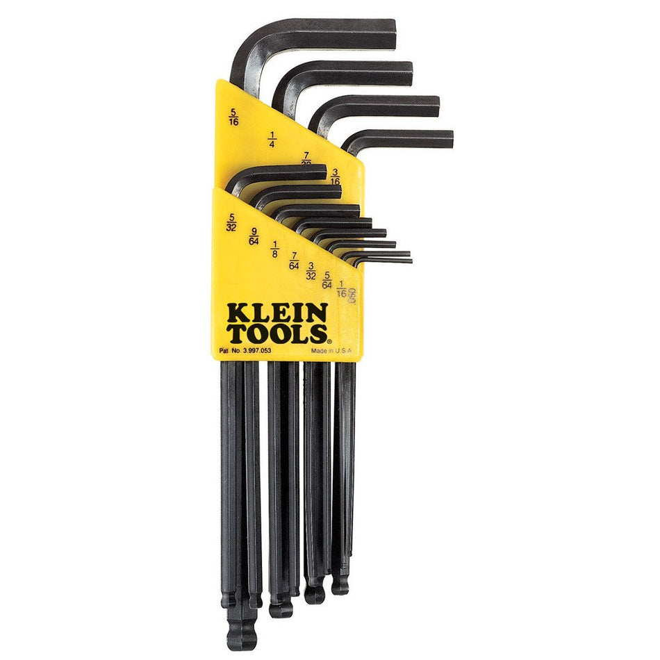 Klein Tools 9-Piece L-Style Ball-End Hex-Key Caddy Set - Metric10