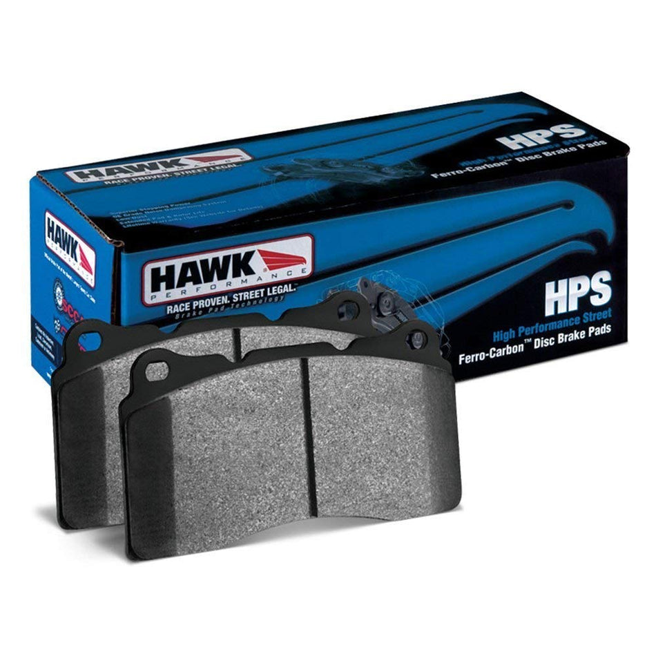 HAWK BRAKE HB432F.661 High Performance Street Front Brake Pad for 2005-2006 Saab 9-2 - 4 Piece