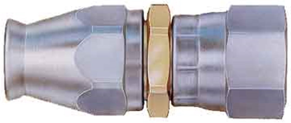 Aeroquip FBM1104 Teflon Racing Fitting Swivel -08AN Hose Size S.A.E 37 deg. Steel Bulk Packaged Teflon Racing Fitting Swivel