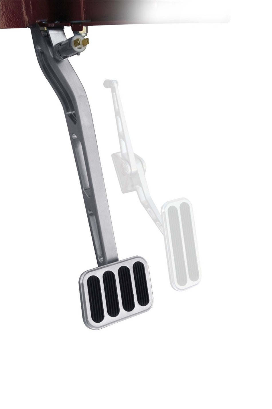Lokar BCA-9512 Billet Brake Pedal Arm with Power Brake Pad