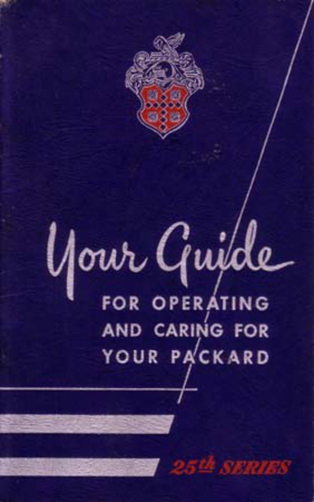 bishko automotive literature 1952 Packard Owners Manual User Guide Reference Operator Book Fuses Fluids