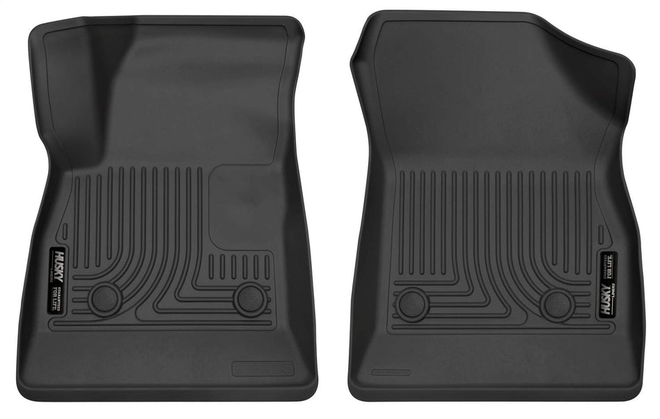 Husky Liners u2014 X-act Contour | Fits 2016 - 2019 Chevrolet Cruze, Front Row - Black, 2 pcs. | 52261