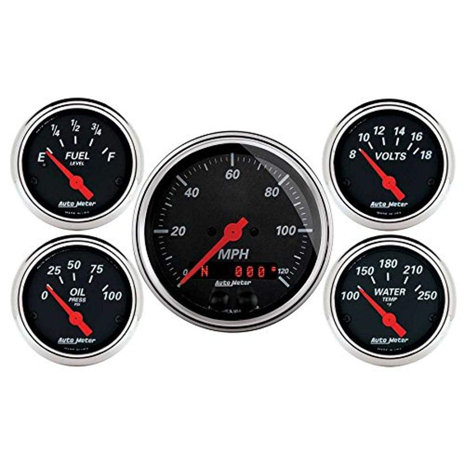 Auto Meter (1450) 5-Piece Gauge Kit
