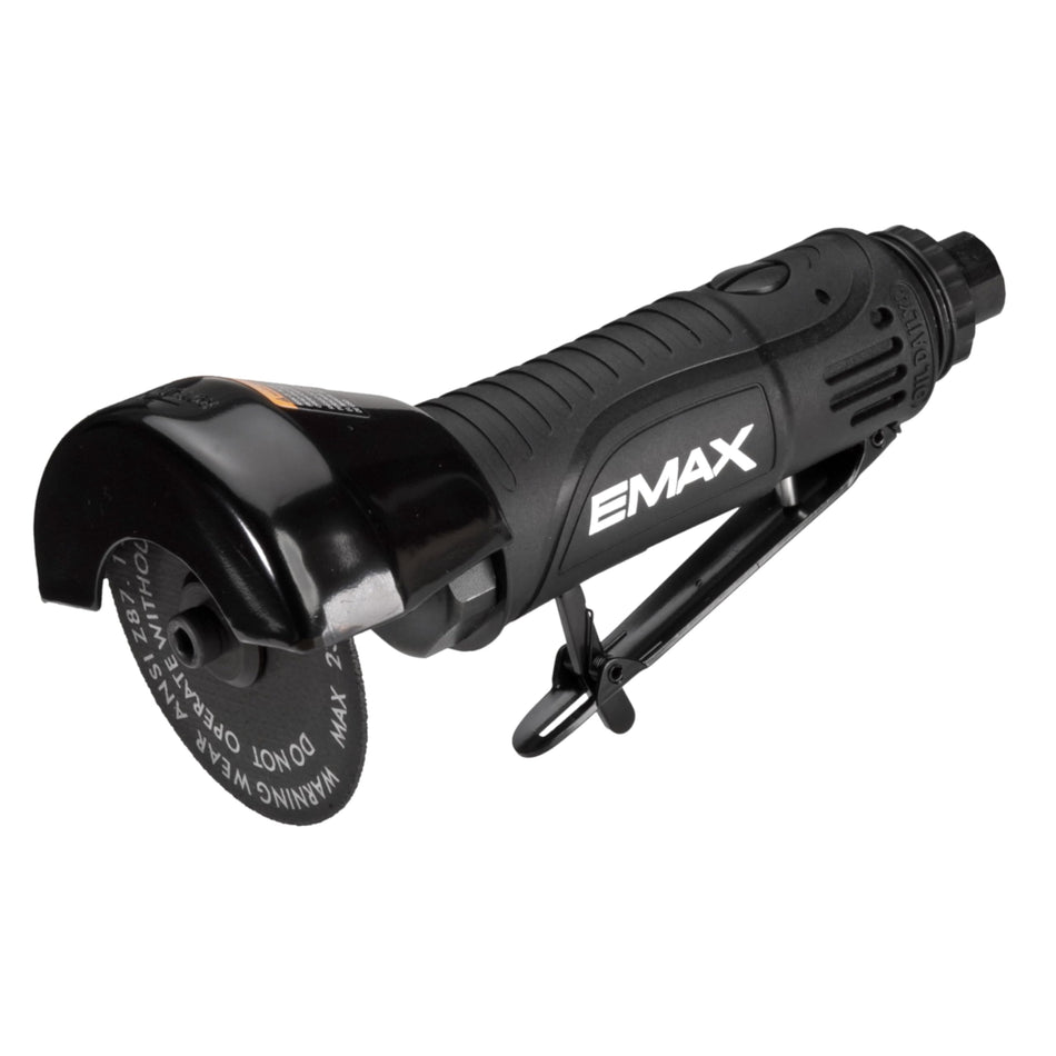 EMAX Air Cut Off Tool - 3 Pneumatic Mechanic Tool with Wheel Guard Shields & 22,000 RPM - EATC030S1P