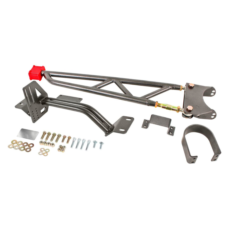 BMR Suspension TA012H Torque arm, tunnel mount, long tube headers, w/DSL Black Hammertone 1993-2002 4th Gen F-Body