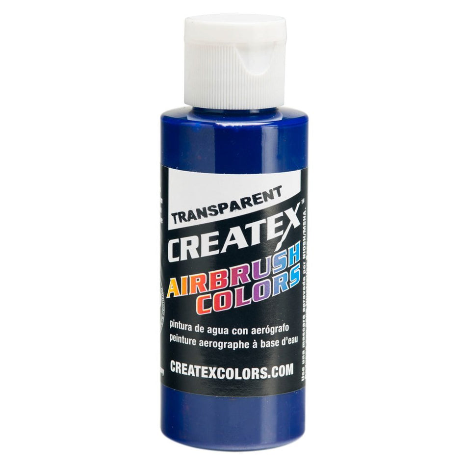 Createx 5106-QT Createx Brite Blue Transparent Airbrush Color CREATEX TRANSPARENT 32 OZ.