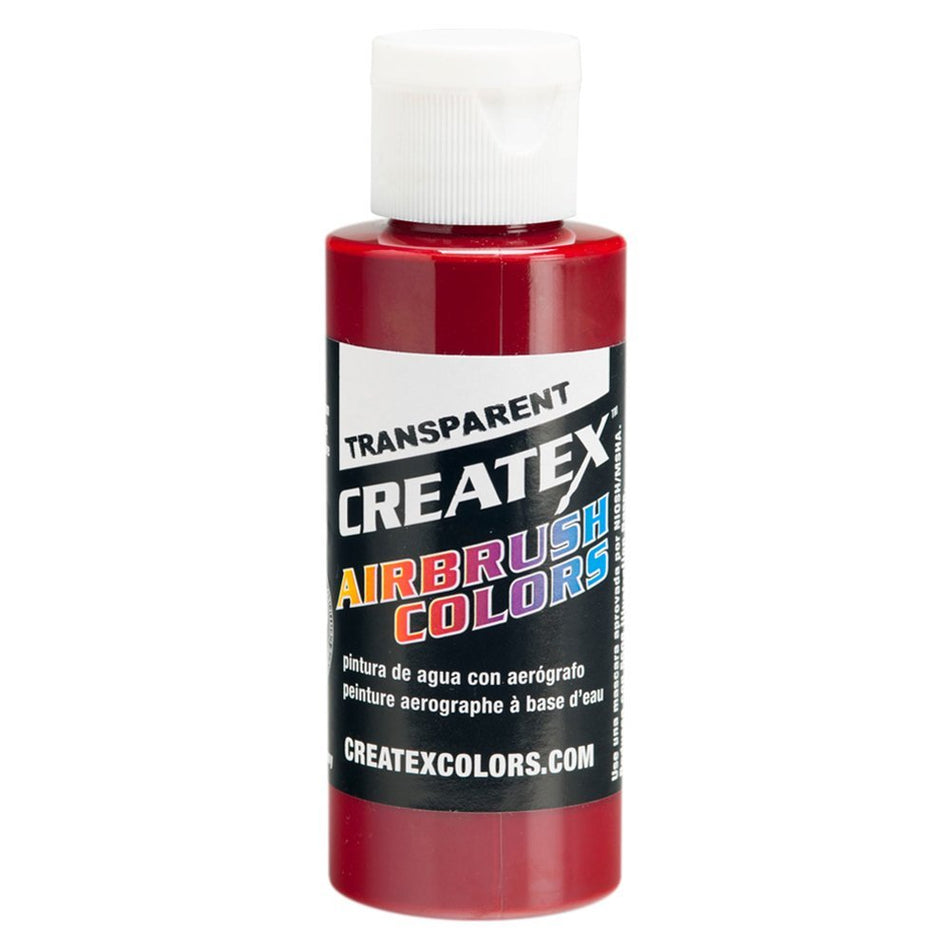 Createx 5124-PT Createx Deep Red Transparent Airbrush Color CREATEX TRANSPARENT 16 OZ.