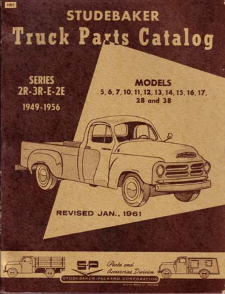bishko automotive literature 1949 1953 1954 1955 1956 Studebaker Truck Parts Numbers Book Guide Interchange
