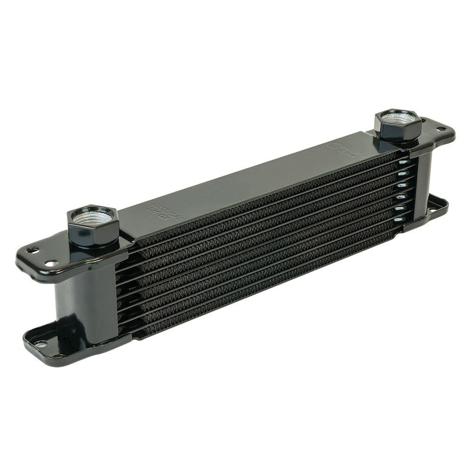 Flex-a-lite (500007) Stacked Plate 7-Row Engine-Oil Cooler, 11 x 2 3/4 x 1 3/4 with AN Fittings