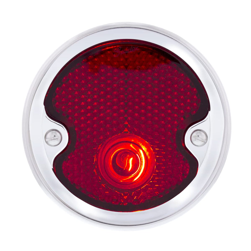 United Pacific Stainless Steel Bezel Tail Light For 1954-1955 Chevy Truck