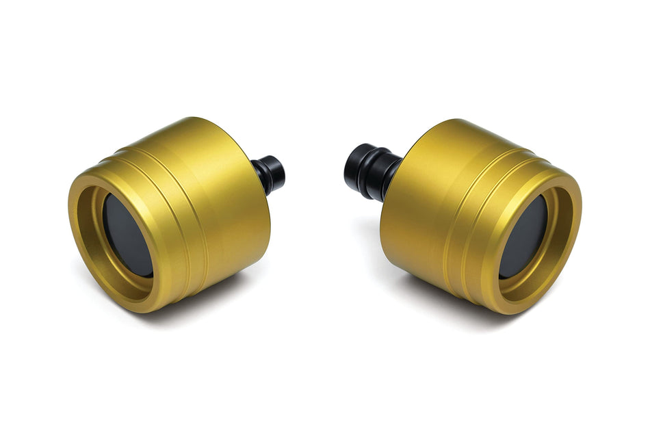 Kuryakyn 3830 Motorcycle Accessory: Lodestar Rear Axle Sliders for Africa Twin, Machined from 6061-T6 Aluminum with Gold Anodized Finish, 1 Pair
