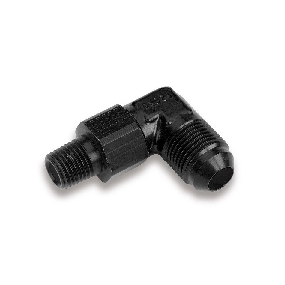 Earl's AT922111ERLP Adapter Fitting (10an Mal Swvl to Male 3/8 NPT 90)
