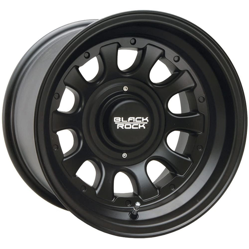 Black Rock 909B Type D Alloy Wheel with Matte (0 x 8. inches /6 x 139 mm, -12 mm Offset)