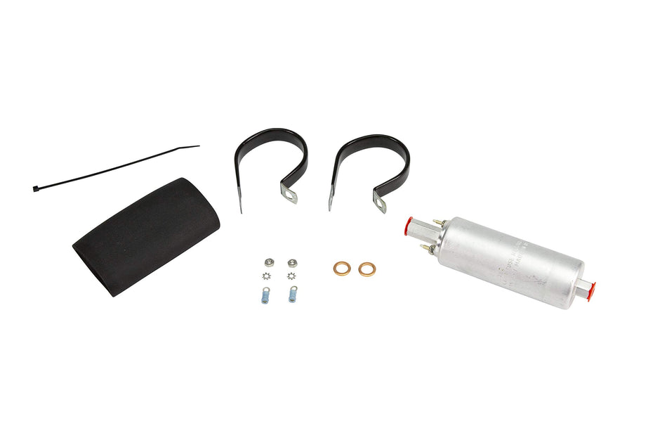 FAST 30402-P In-Line 255 LPH Fuel Injection Fuel Pump w/Mounting Brackets (No Hose or Fittings)