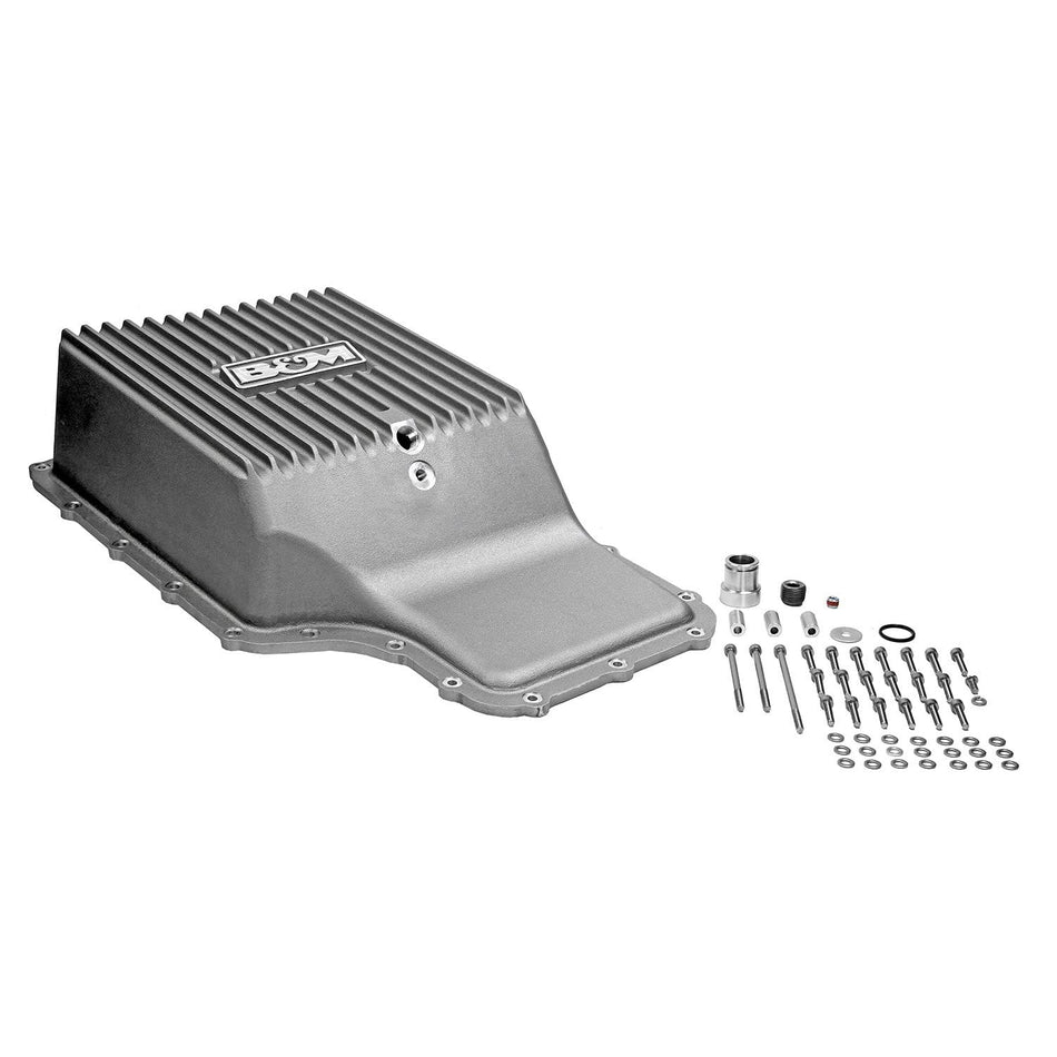 B&M 70397 Hi-Tek Deep Transmission Pan Natural