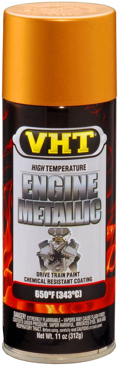 Vht High Temperature Engine Metallic Coating Gold Flake 11 Oz. Aerosol - Lot of 6