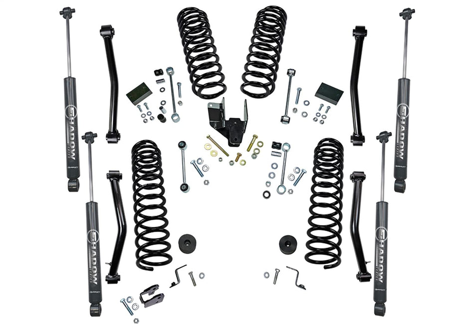 RealTruck SUPERLIFT SUSPENSION 4" Lift Kit for Jeep Wrangler JL | Complete Lift Kit with Shock Extension Brackets & Lower Link Arms | K184 | Fits 2018-2023 Jeep Wrangler JLU 4 Door