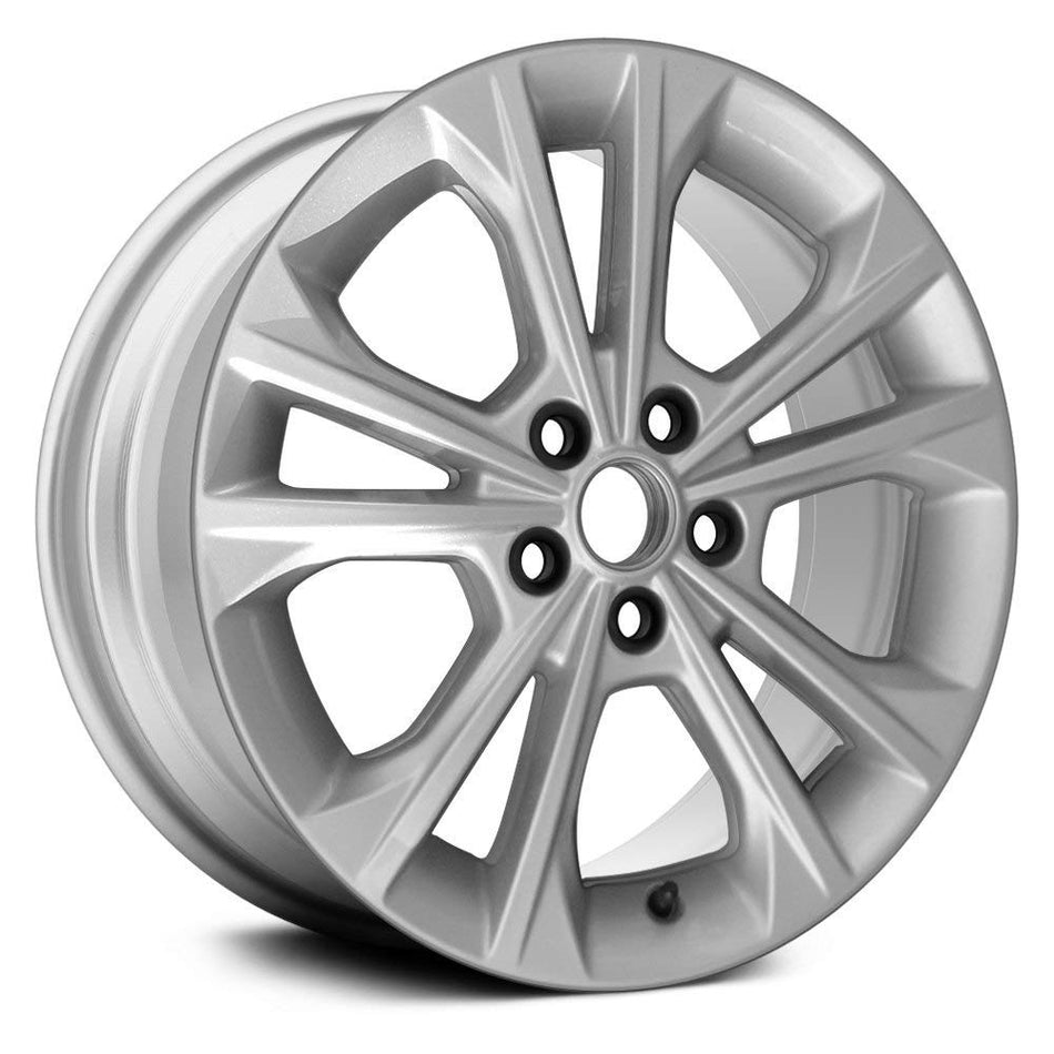 Replikaz - 5 V-Spoke Silver 17x7.5 Alloy Factory Wheel - Replica