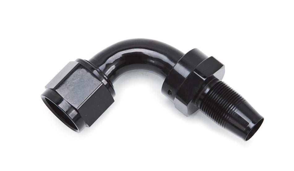 Russell 615173 Hose End, Black, 8AN, 90 Degree