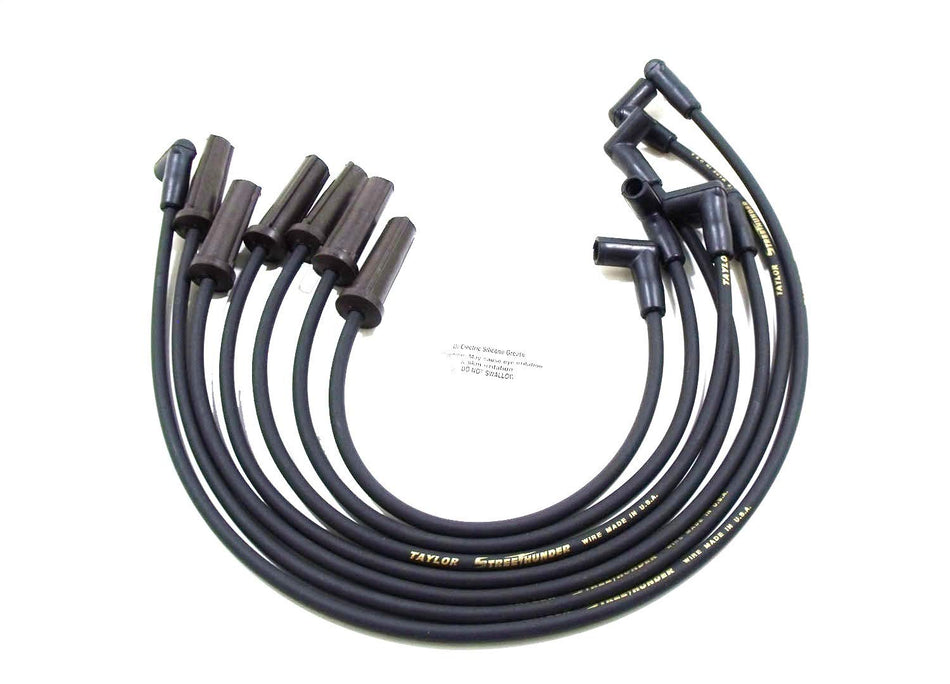 Taylor Cable 51075 Streethunder custom 6 cyl black