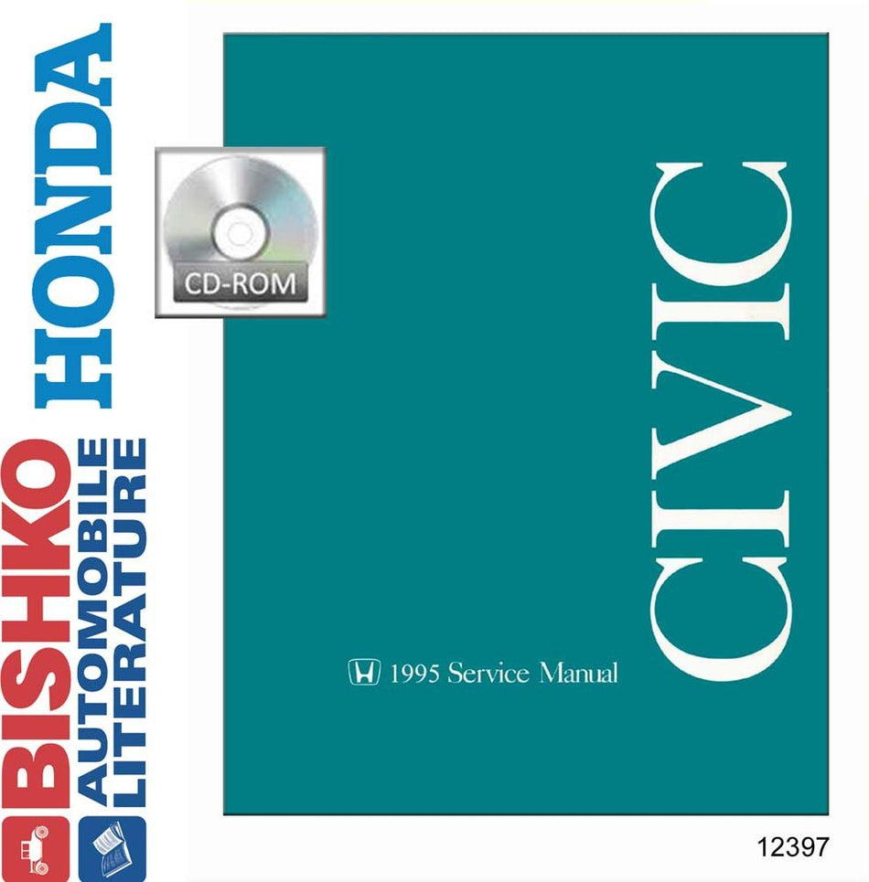 bishko automotive literature - Shop Service Repair Manual CD Engine Drivetrain Wiring OEM for The 1995 Honda Civic