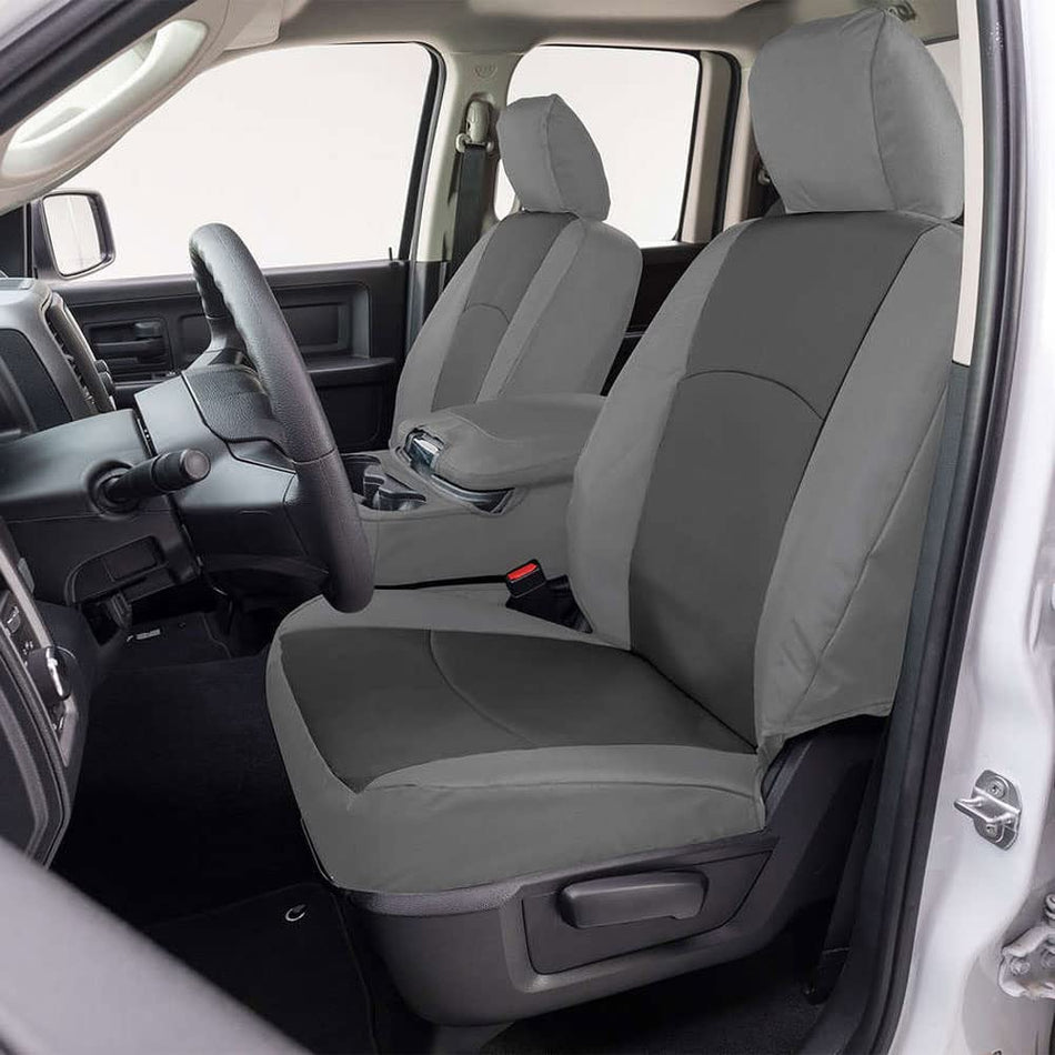 Precision Fit Endura Front Row Seat Covers Charcoal/Silver GTT1088ABENCS