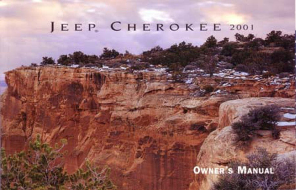 bishko automotive literature 2001 Jeep Cherokee Owners Manual User Guide Reference Operator Book Fuses Fluids