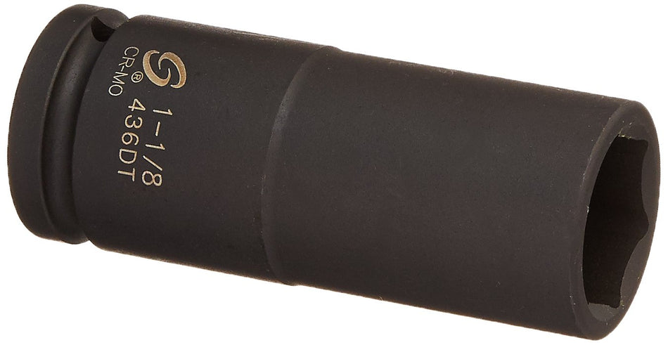 Sunex 436DT 3/4" Deep Drive Thin Wall Impact Socket 1-1/8"