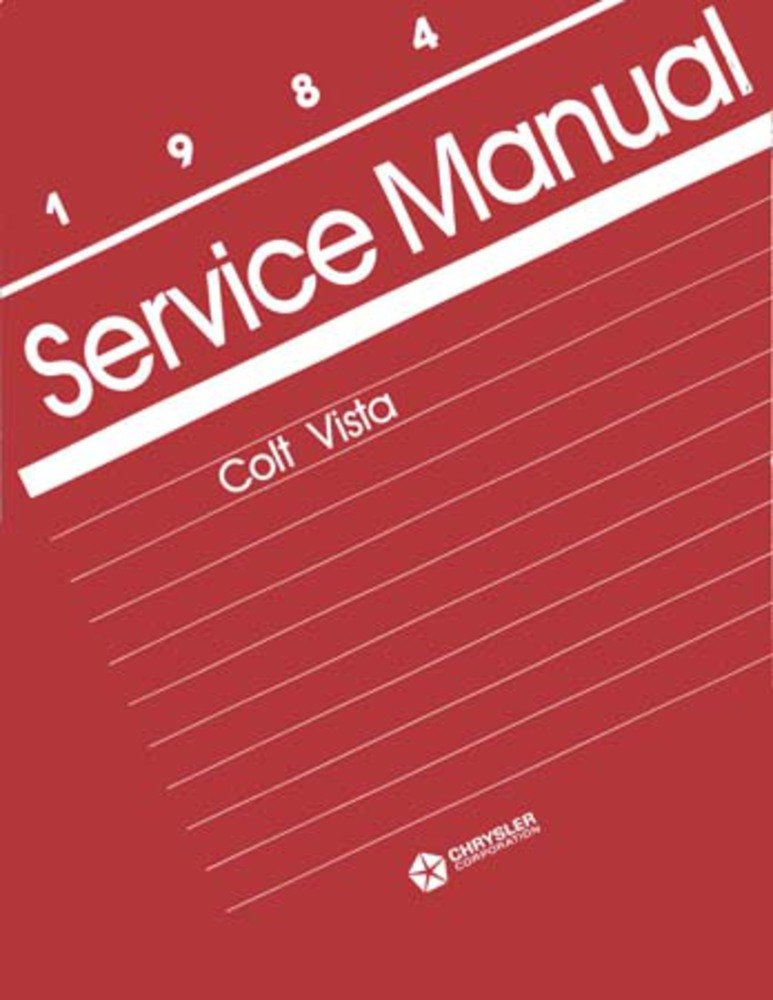 bishko automotive literature 1984 Dodge Colt Vista Shop Service Repair Manual Book Engine Drivetrain Wiring