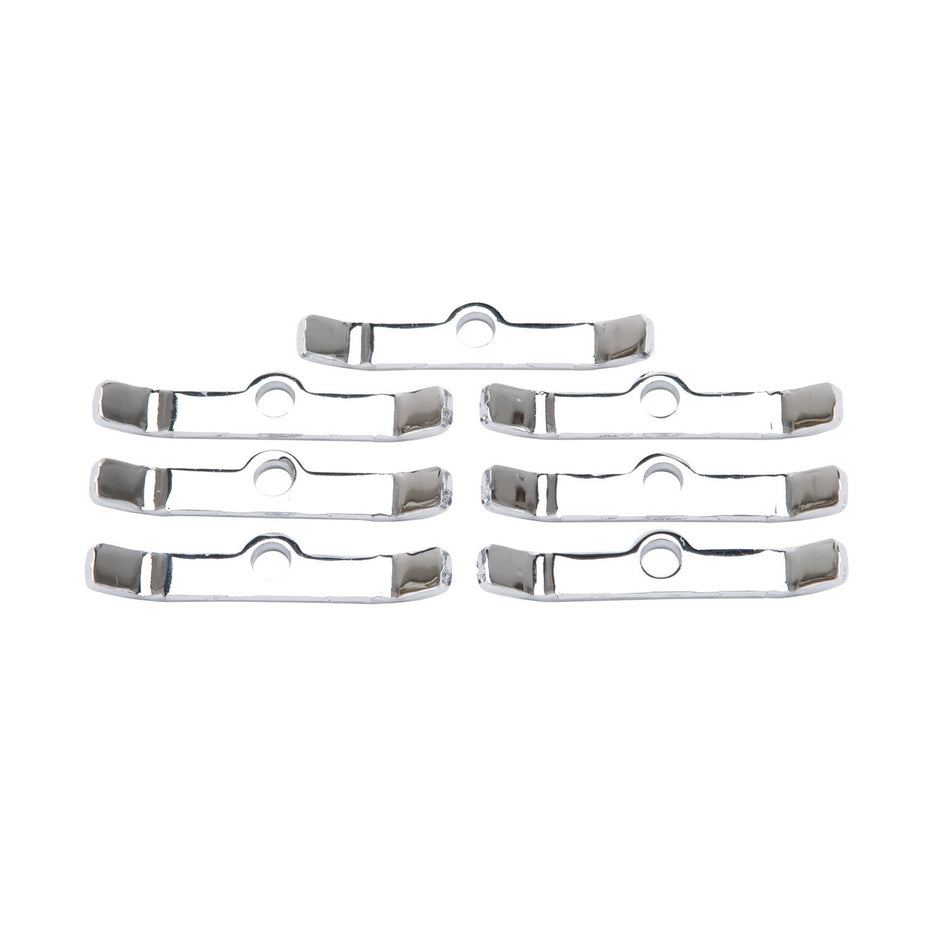 Edelbrock 4414 Chrome Valve Cover Hold-Down Tab Kit - Pack of 7