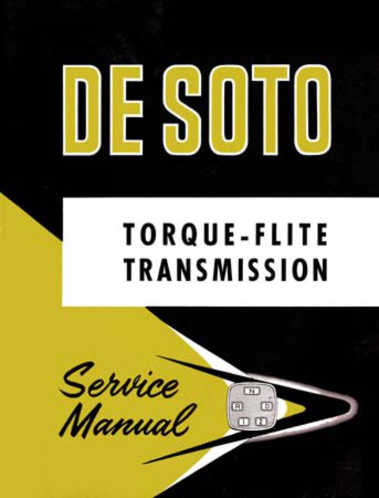 bishko automotive literature 1956 1957 DeSoto Torque Flite Transmission Shop Service Repair Manual Book OEM
