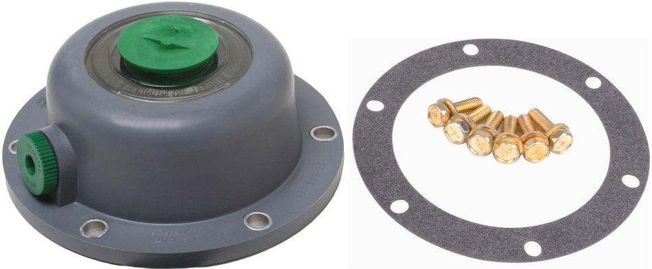 SKF Oil Fill 6-Bolt Hubcap, 6.25" Outer Diameter Bearing Cap Seal 1643