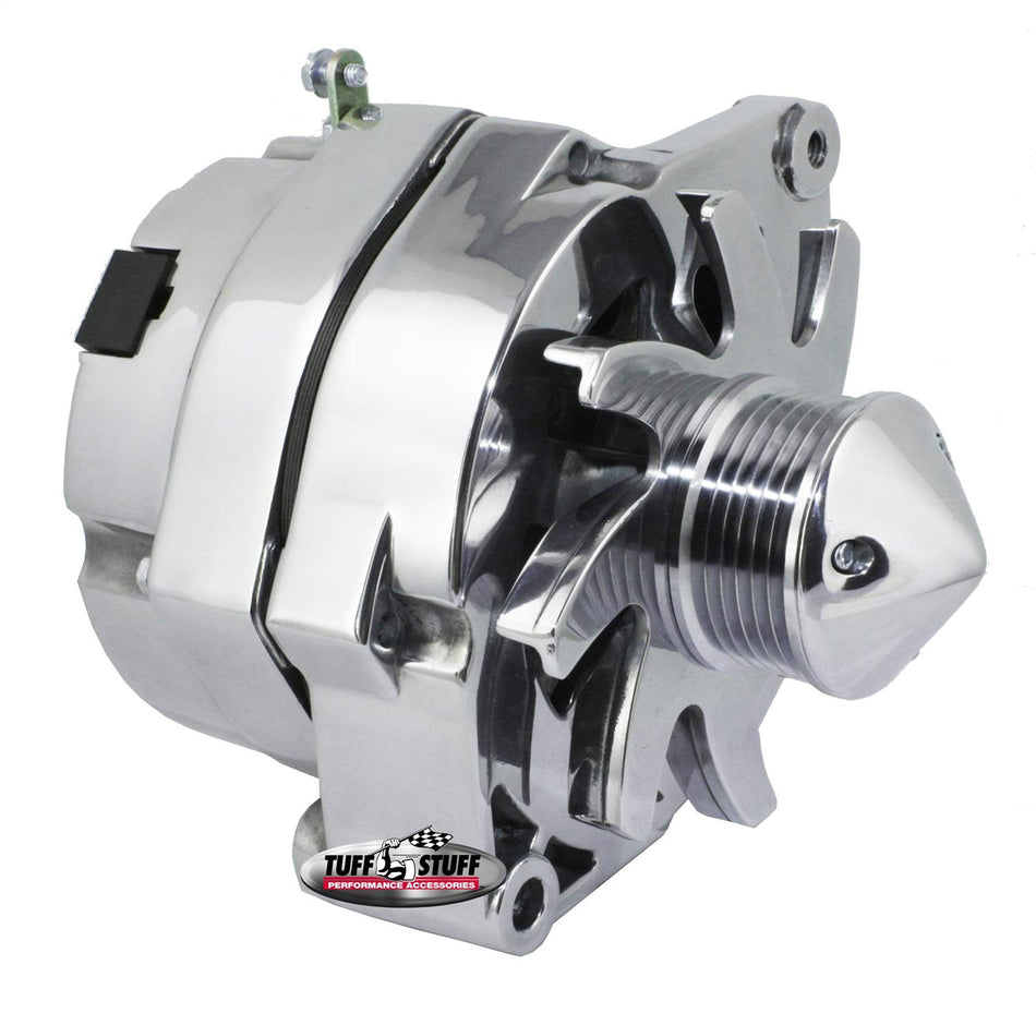 Tuff Stuff Silver Bullet Alternator, Copper Wound Coils, 140 AMP, 15 LB, 7140BBULL6G