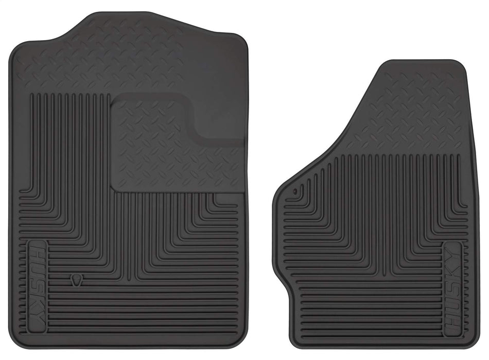 Husky Liners - Heavy Duty Front Floor Mats | 1999 - 2010 Ford F - 250/F - 350 Super Duty, 2000 - 2005 Ford Excursion , Black | 51201