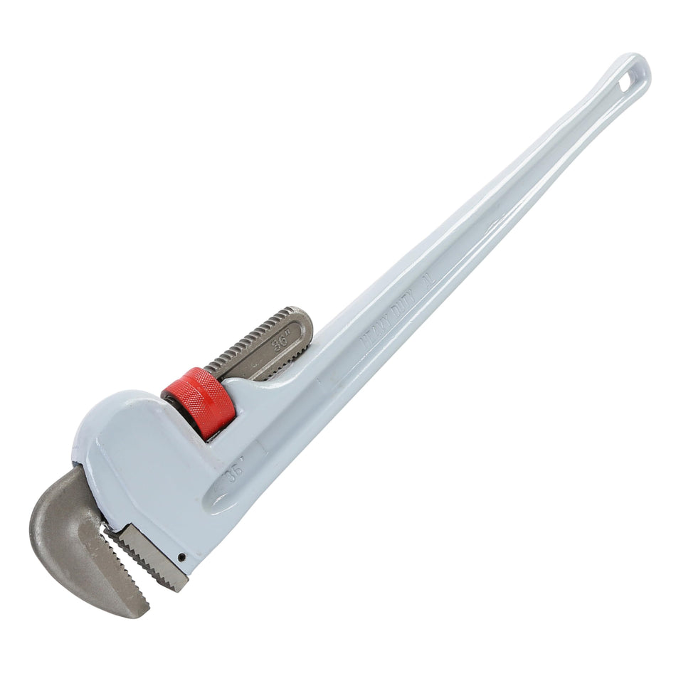 Great Neck APW36 Pipe Wrench, 36 Inch Plumbing Wrench, Aluminum Pipe Wrench for Gas, Oil, and Industrial Pipe Work, Precision Milled Jaws