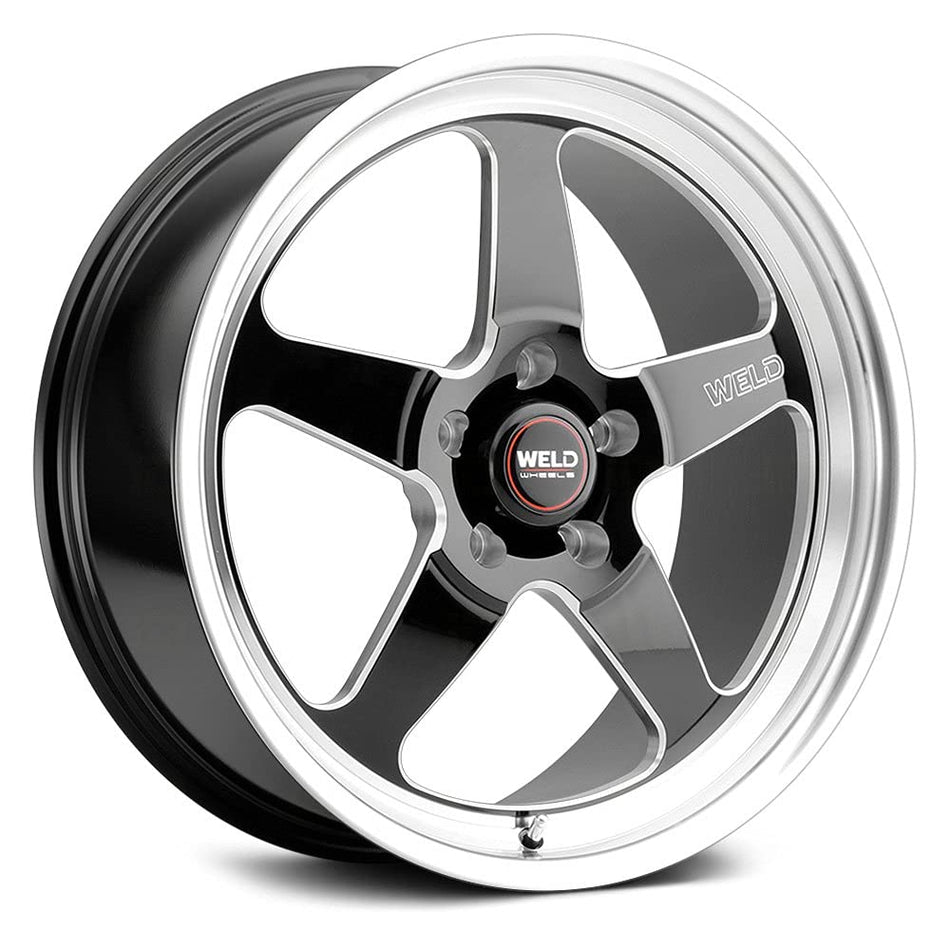 Weld S104 18x10 Ventura 5x120.65 ET30 BS6.7 Gloss BLK MIL DIA 70.3
